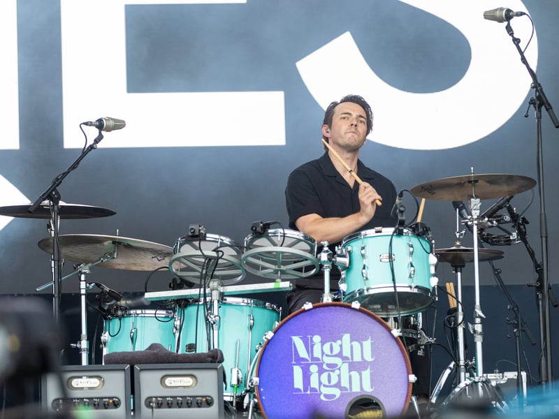 White Lies on Common Stage on Saturday, August 29. 

Pictured: White Lies

Picture: Marcin Jedrysiak
