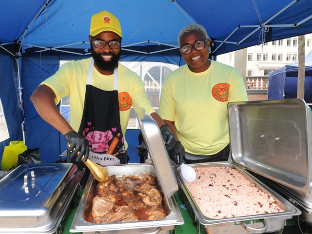 Akin and Grace Akinwale of Grace's Afro-Bites
