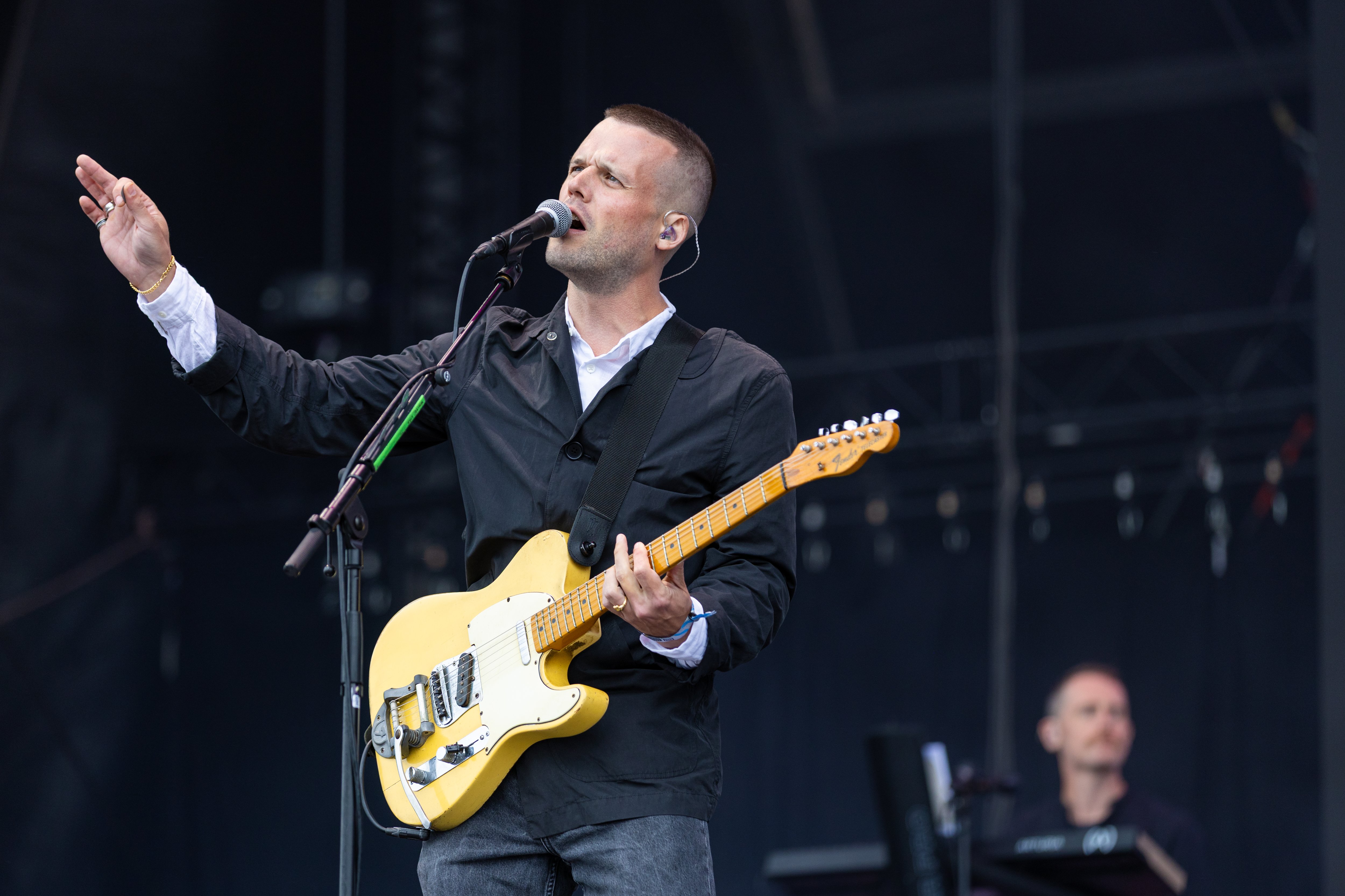 White Lies on Common Stage on Saturday, August 29. 

Pictured: White Lies

Picture: Marcin Jedrysiak
