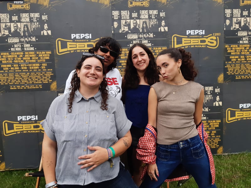 It was all smiles on Saturday at Leeds Festival