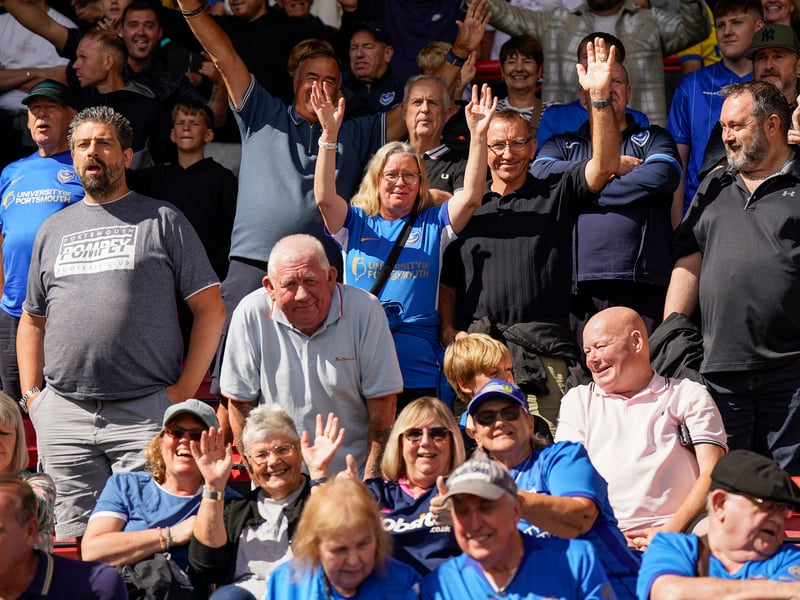 The Fratton faithful travelled in their numbers to Ashton Gate for Saturday’s 2-1 defeat to Bristol City, with 2,791 supporters making the trip from the south coast.