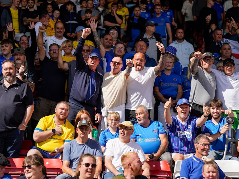 The Fratton faithful travelled in their numbers to Ashton Gate for Saturday’s 2-1 defeat to Bristol City, with 2,791 supporters making the trip from the south coast.