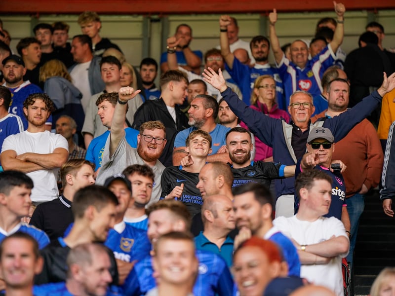 The Fratton faithful travelled in their numbers to Ashton Gate for Saturday’s 2-1 defeat to Bristol City, with 2,791 supporters making the trip from the south coast.