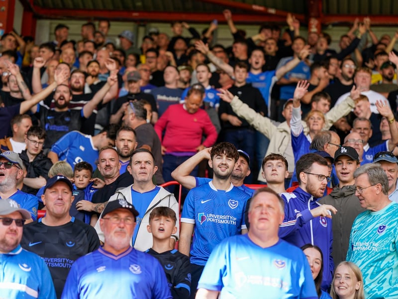The Fratton faithful travelled in their numbers to Ashton Gate for Saturday’s 2-1 defeat to Bristol City, with 2,791 supporters making the trip from the south coast.