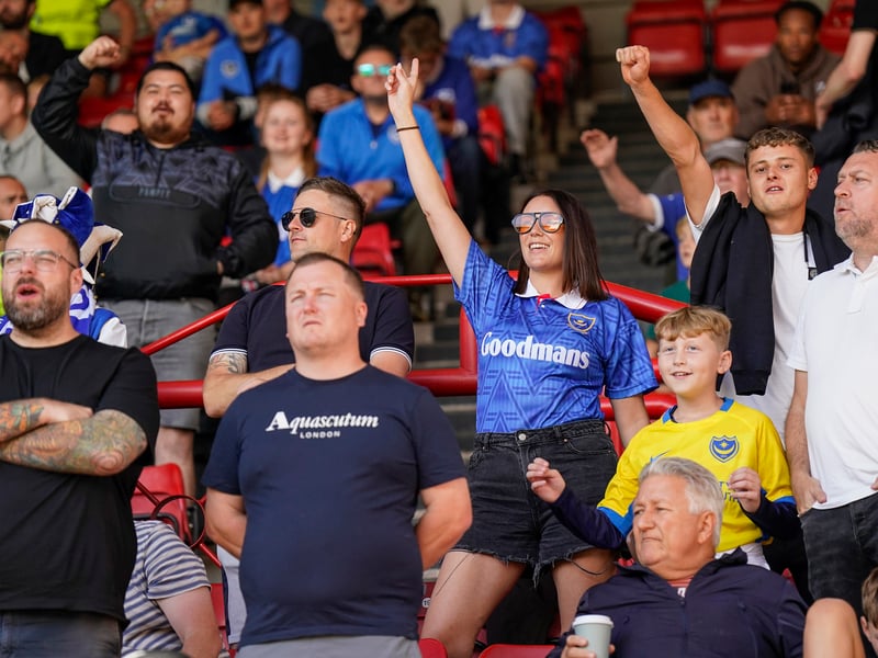 The Fratton faithful travelled in their numbers to Ashton Gate for Saturday’s 2-1 defeat to Bristol City, with 2,791 supporters making the trip from the south coast.