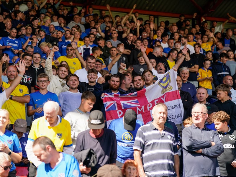 The Fratton faithful travelled in their numbers to Ashton Gate for Saturday’s 2-1 defeat to Bristol City, with 2,791 supporters making the trip from the south coast.