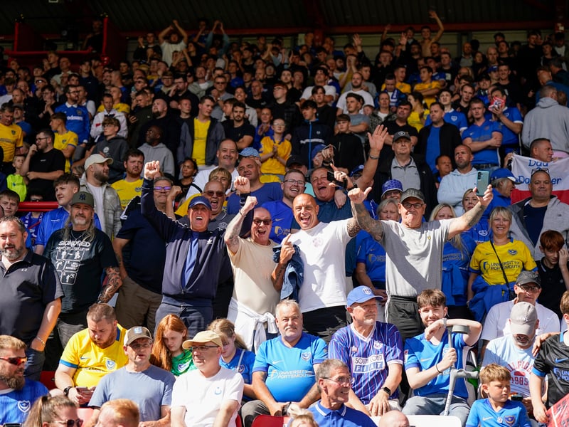 The Fratton faithful travelled in their numbers to Ashton Gate for Saturday’s 2-1 defeat to Bristol City, with 2,791 supporters making the trip from the south coast.