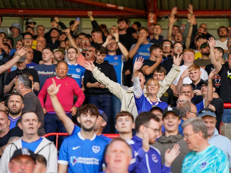 The Fratton faithful travelled in their numbers to Ashton Gate for Saturday’s 2-1 defeat to Bristol City, with 2,791 supporters making the trip from the south coast.