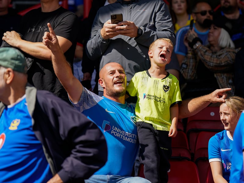The Fratton faithful travelled in their numbers to Ashton Gate for Saturday’s 2-1 defeat to Bristol City, with 2,791 supporters making the trip from the south coast.