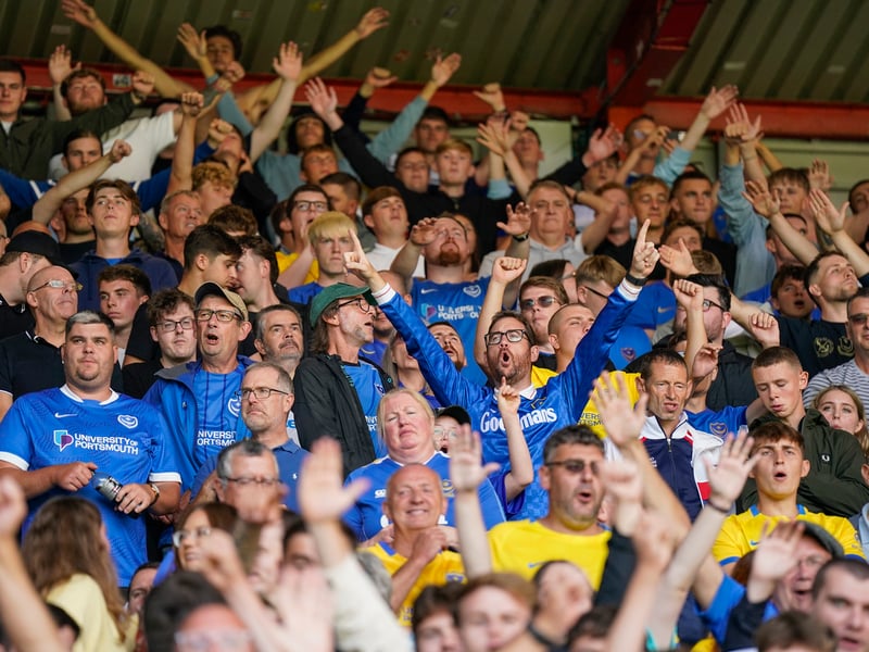 The Fratton faithful travelled in their numbers to Ashton Gate for Saturday’s 2-1 defeat to Bristol City, with 2,791 supporters making the trip from the south coast.