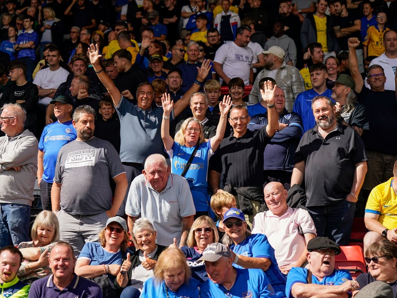 The Fratton faithful travelled in their numbers to Ashton Gate for Saturday’s 2-1 defeat to Bristol City, with 2,791 supporters making the trip from the south coast.