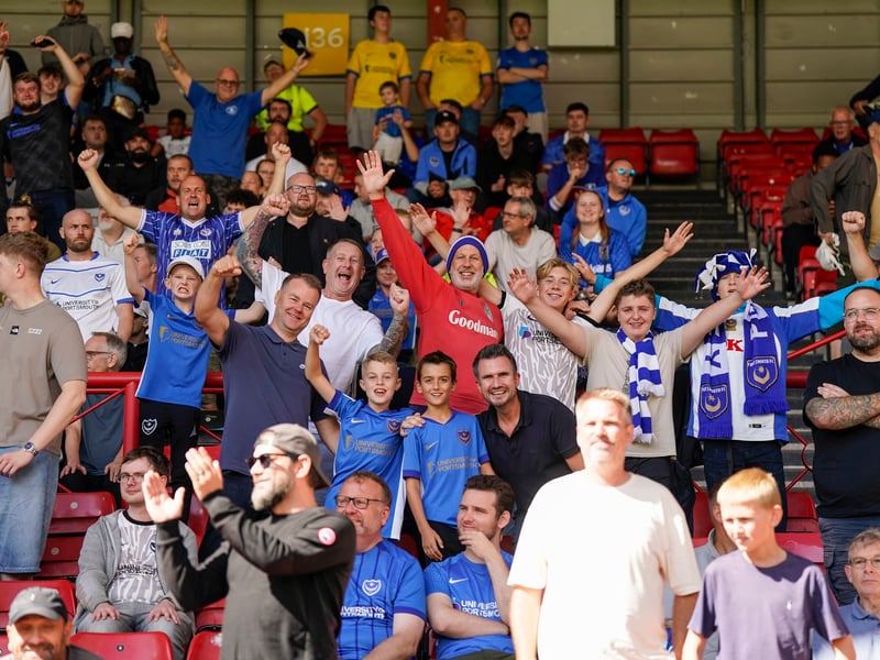 The Fratton faithful travelled in their numbers to Ashton Gate for Saturday’s 2-1 defeat to Bristol City, with 2,791 supporters making the trip from the south coast.