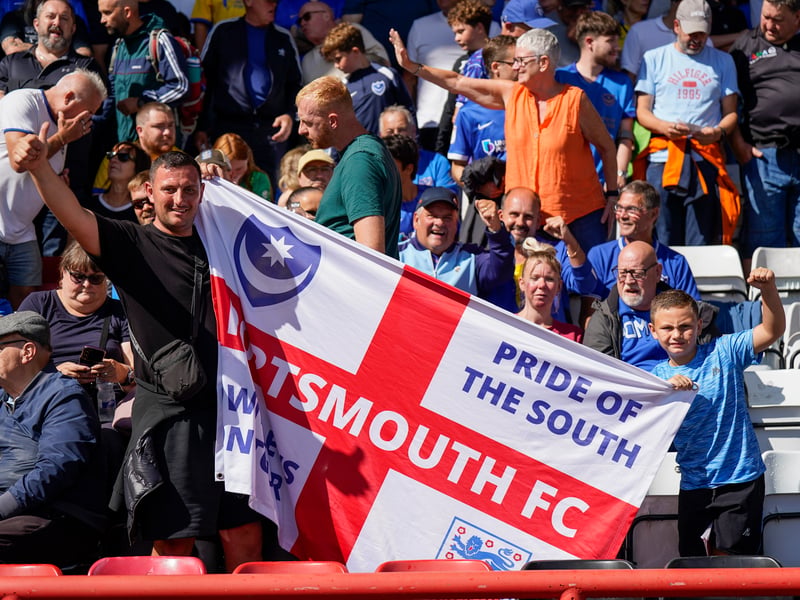 The Fratton faithful travelled in their numbers to Ashton Gate for Saturday’s 2-1 defeat to Bristol City, with 2,791 supporters making the trip from the south coast.