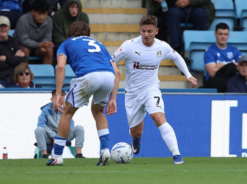 Made a difference when he came on in the first half, bringing a bit more thrust and balance to Cobblers on that right side... 6.5
