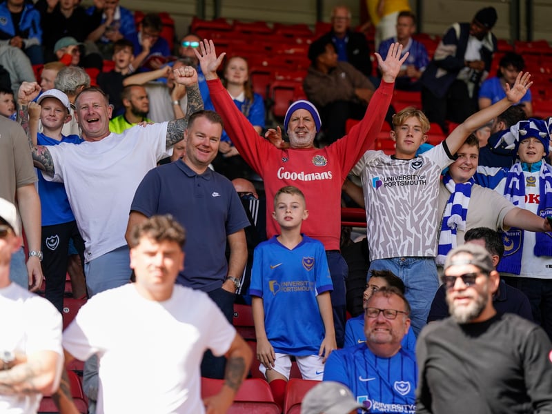 The Fratton faithful travelled in their numbers to Ashton Gate for Saturday’s 2-1 defeat to Bristol City, with 2,791 supporters making the trip from the south coast.