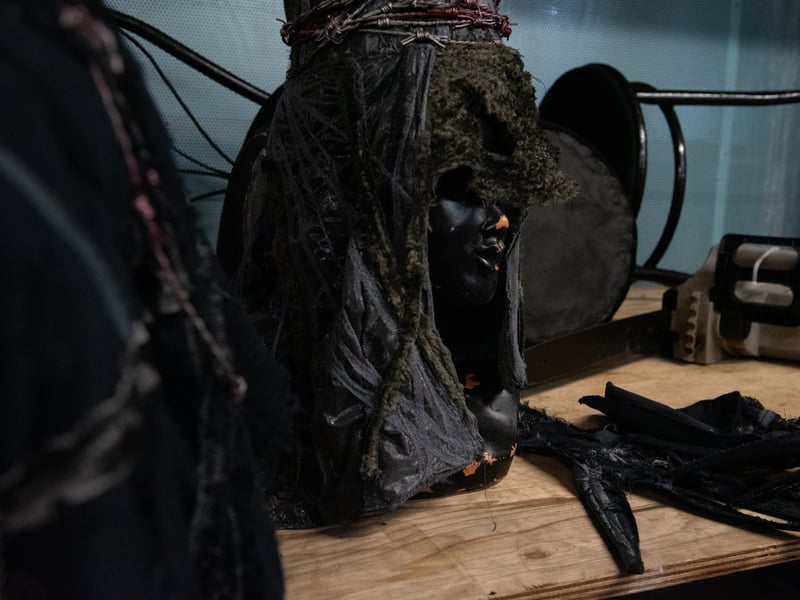 Content creators from all over the UK were given a rare glimpse into some of the work that goes into preparing for Halloween at Blackpool Pleasure Beach. Photo: Lucinda Herbert