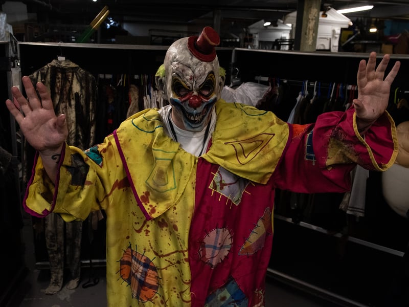 Content creators from all over the UK were given a rare glimpse into some of the work that goes into preparing for Halloween at Blackpool Pleasure Beach. Photo: Lucinda Herbert
