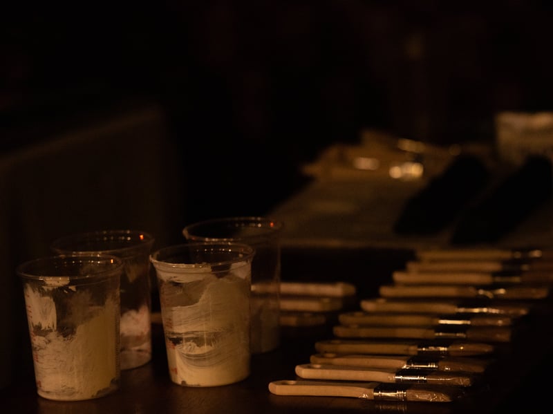 A masterclass in prop making, in the Jolly Roger pub. Content creators from all over the UK were given a rare glimpse into some of the work that goes into preparing for Halloween at Blackpool Pleasure Beach. Photo: Lucinda Herbert