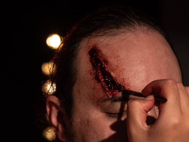 Content creators from all over the UK were given a rare glimpse into some of the work that goes into preparing for Halloween at Blackpool Pleasure Beach. Photo: Lucinda Herbert