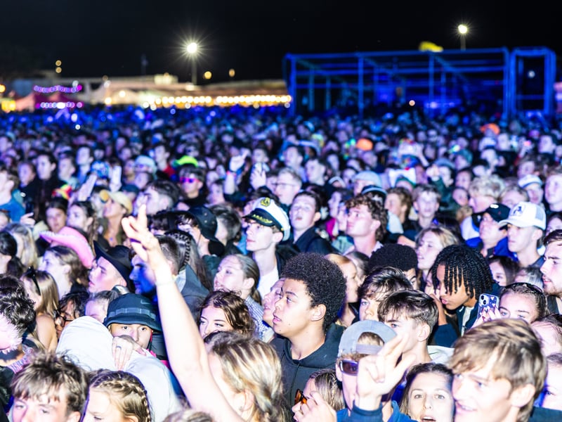 Pictured: Crowds watching Bastille 
Picture:Marcin Jedrysiak