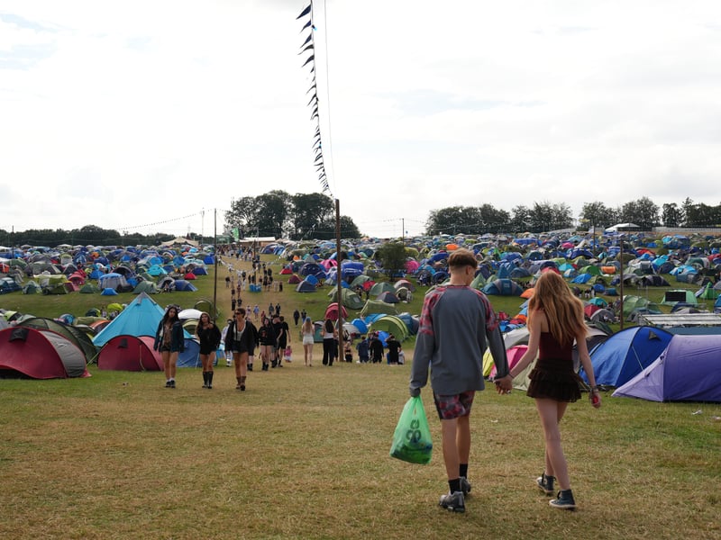 The atmosphere built throughout the afternoon