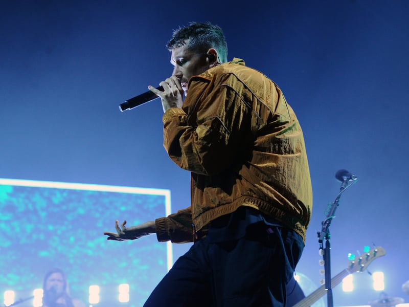 Pictured is: Bastille performing on Castle Stage.

Picture: Sarah Standing (290826-9471)