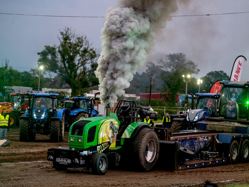 Saturday night at the Great Eccleston Tractor Pulling Competition
