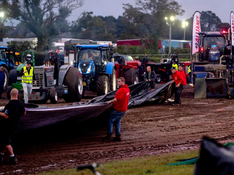 Saturday night at the Great Eccleston Tractor Pulling Competition