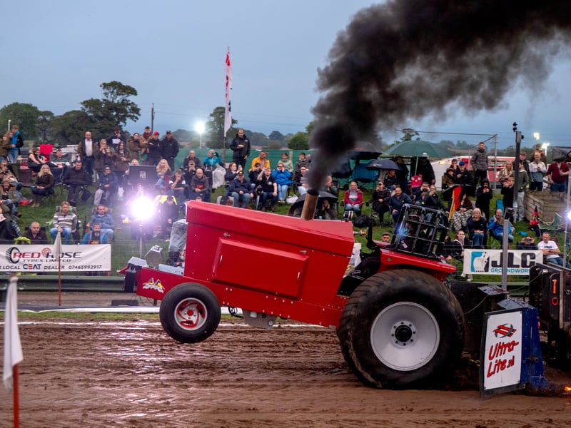 Saturday night at the Great Eccleston Tractor Pulling Competition