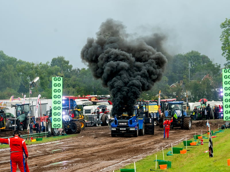 Saturday night at the Great Eccleston Tractor Pulling Competition