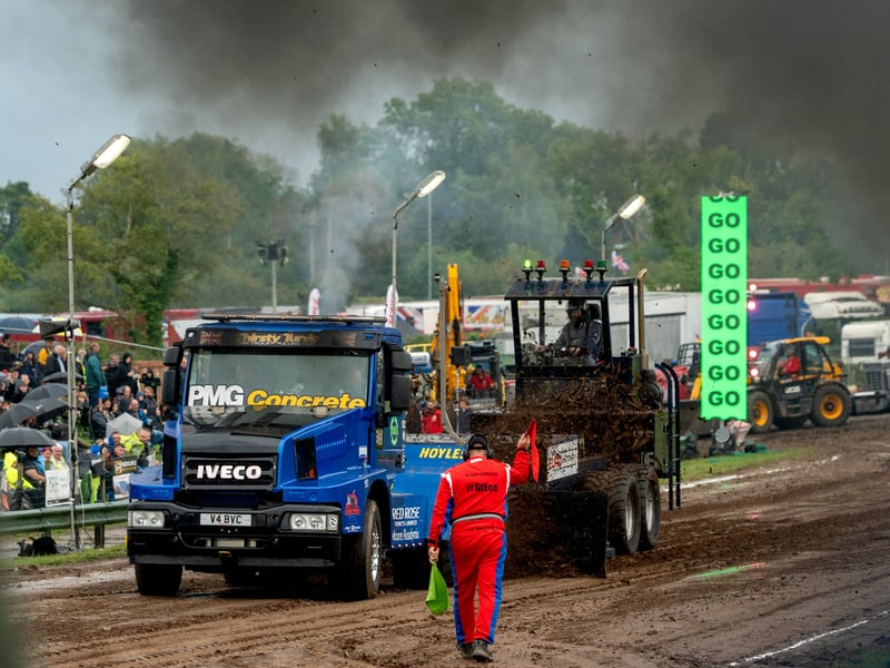 Saturday night at the Great Eccleston Tractor Pulling Competition