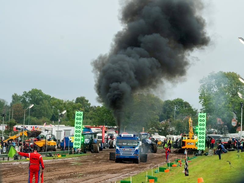 Saturday night at the Great Eccleston Tractor Pulling Competition
