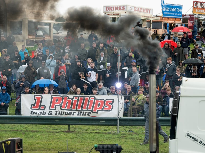 Saturday night at the Great Eccleston Tractor Pulling Competition