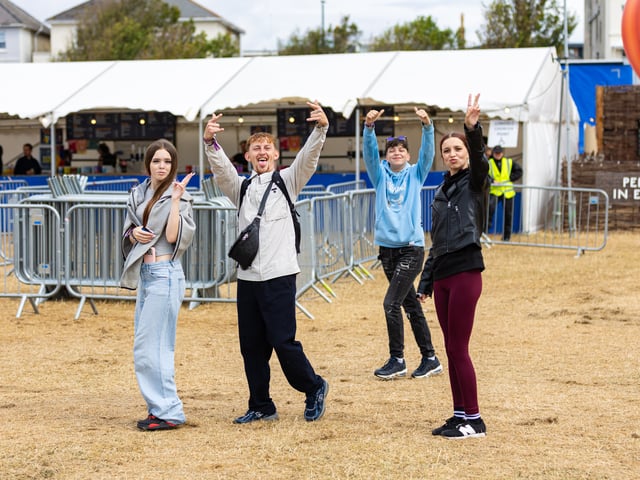 Excitement build for the start of day three.