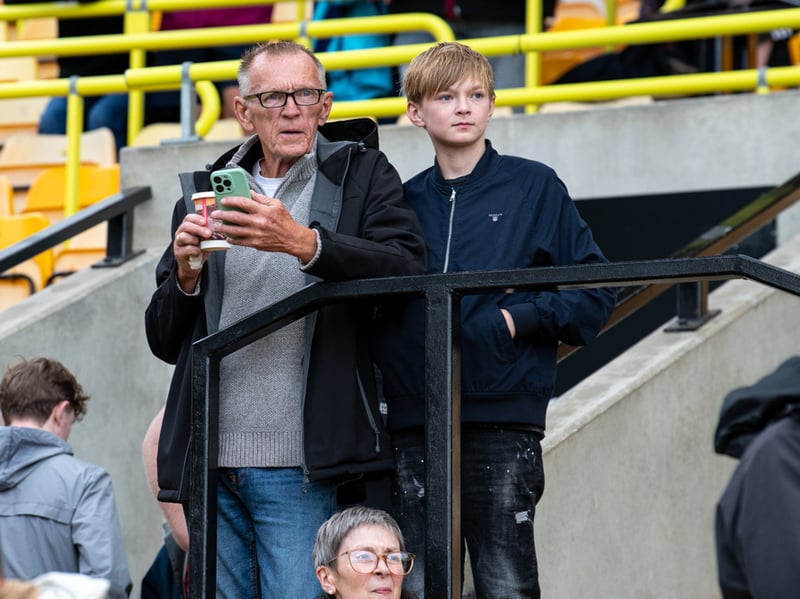 Burnley fans inside Carrow Road for the Championship fixture against Norwich City. Photo: Kelvin Lister-Stuttard