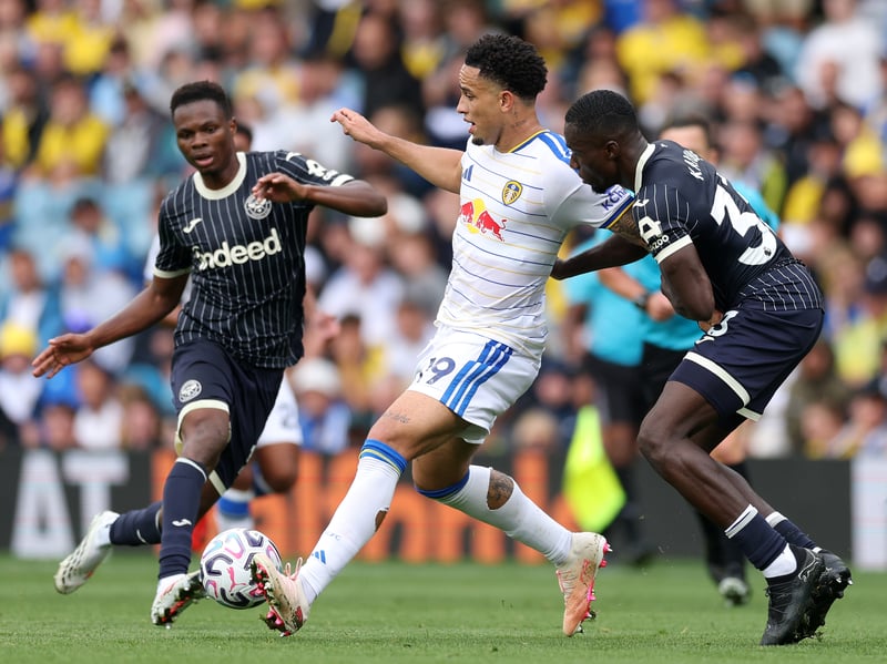 6 - Brightest spark for Leeds attacking wise in the first half but that's not saying much, very quick feet but overhit crosses a bit. Similar sort of story until subbed after the break.