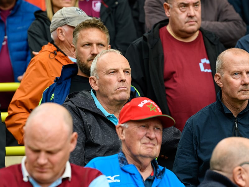 Burnley fans inside Carrow Road for the Championship fixture against Norwich City. Photo: Kelvin Lister-Stuttard