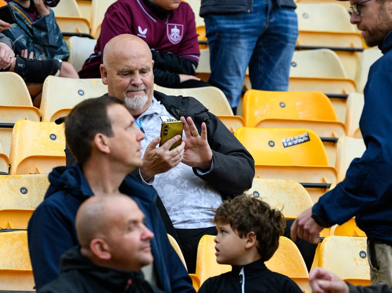 Burnley fans inside Carrow Road for the Championship fixture against Norwich City. Photo: Kelvin Lister-Stuttard