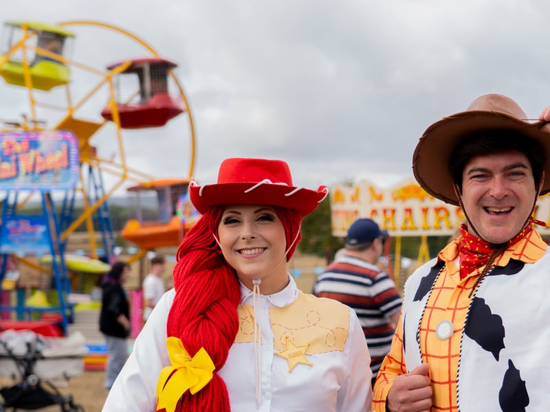 Jessie and Woody at Skyfest. 