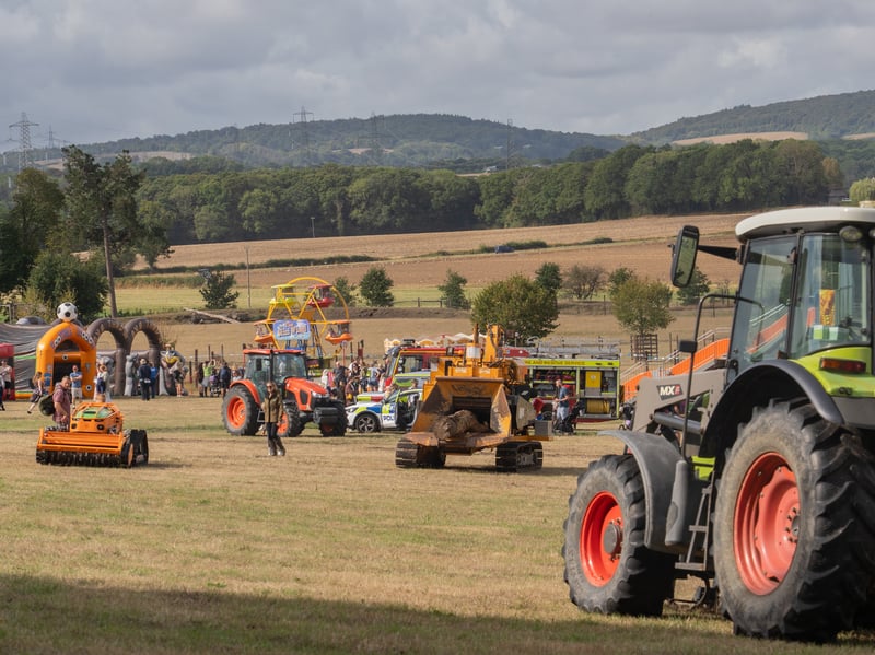 Skyfest boasted fairground rides, giant inflatables, live music, tractors and much more.