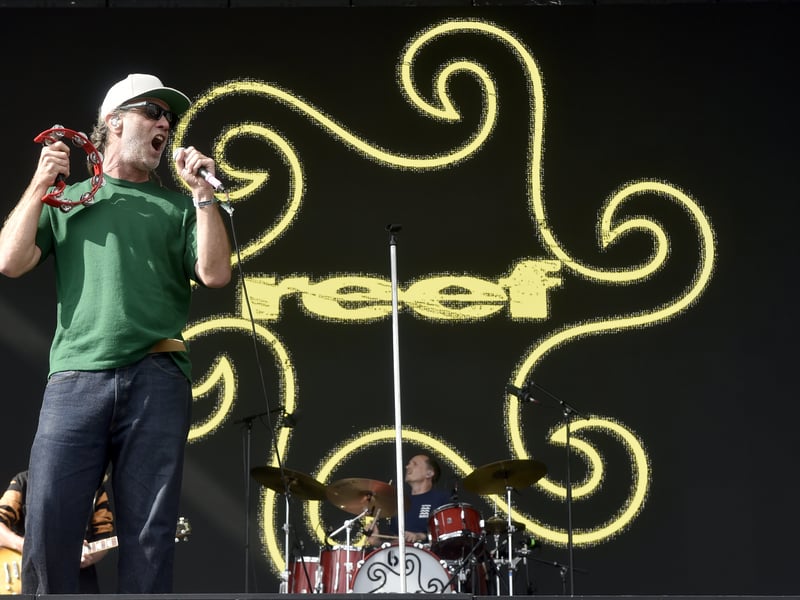 Reef performing on the Common Stage.
