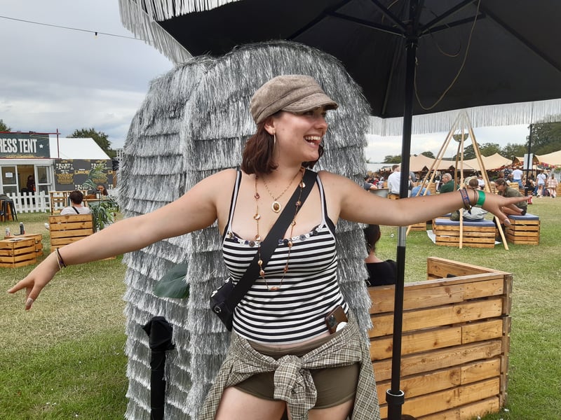 Despite the weather, festivalgoers still managed to have a great time on Sunday at Leeds Fest