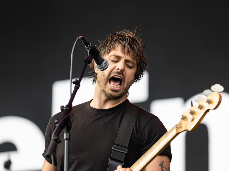 The Enemy perform on the Common Stage