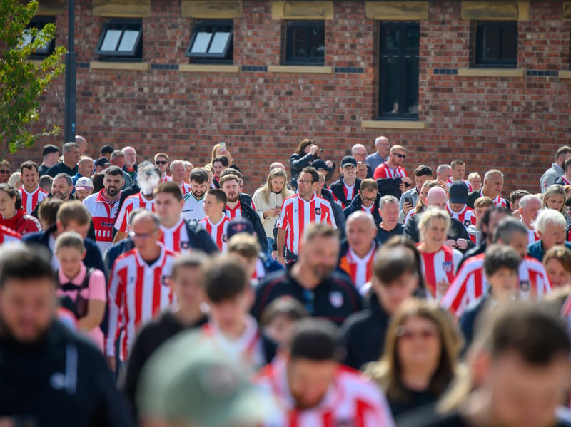 Sunderland fans in action at the Stadium of Light during the game against Fulham in the Premier League. Photo by Chris Fryatt.