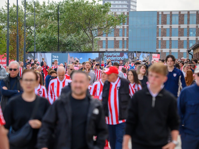 Sunderland fans in action at the Stadium of Light during the game against Fulham in the Premier League. Photo by Chris Fryatt.