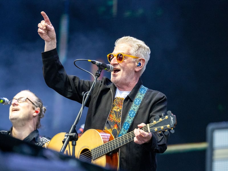 The legendary Irish rock band bring their uplifting, singalong live show and decades of folk-rock classics back to the historic courtyard.