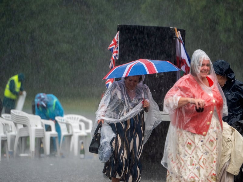 Lytham Proms - a downpour bring proceedings to an early finish