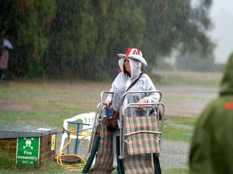 Lytham Proms - a downpour bring proceedings to an early finish