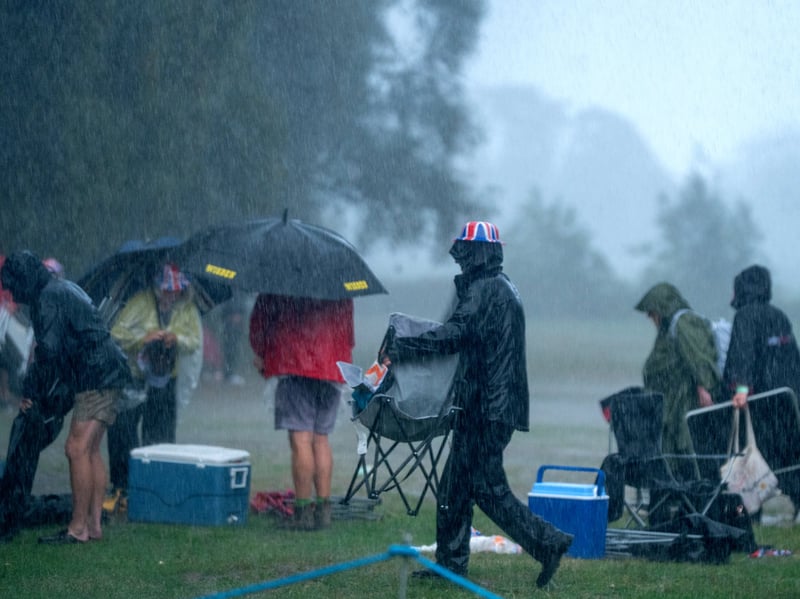 Lytham Proms - a downpour bring proceedings to an early finish