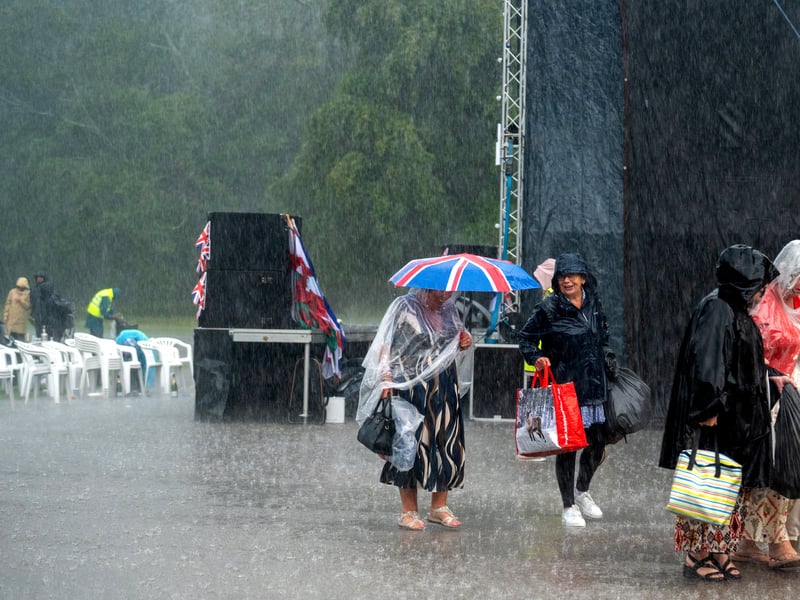 Lytham Proms - a downpour bring proceedings to an early finish